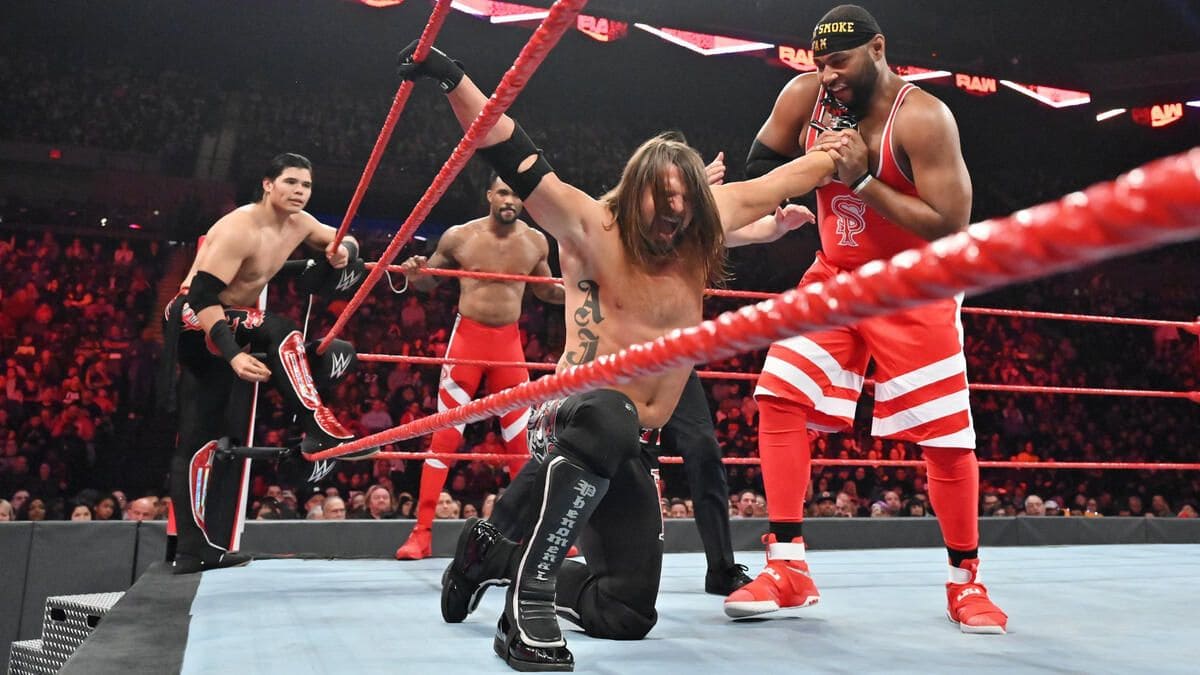 Humberto Carrillo teams with Montez Ford & Angelo Dawkins to battle the United States Champion and “The Best Tag Team in the World.”