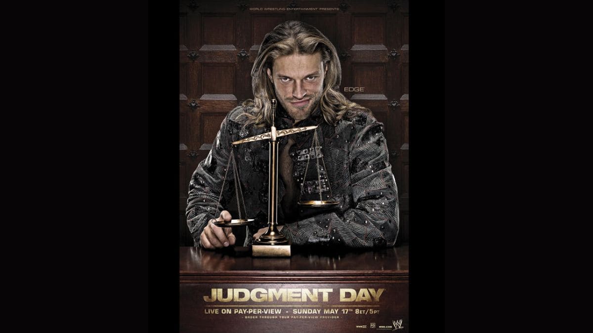 Judgment Day 2009 Edge in Judgment Day 2009 (Best WWE PPV Poster)