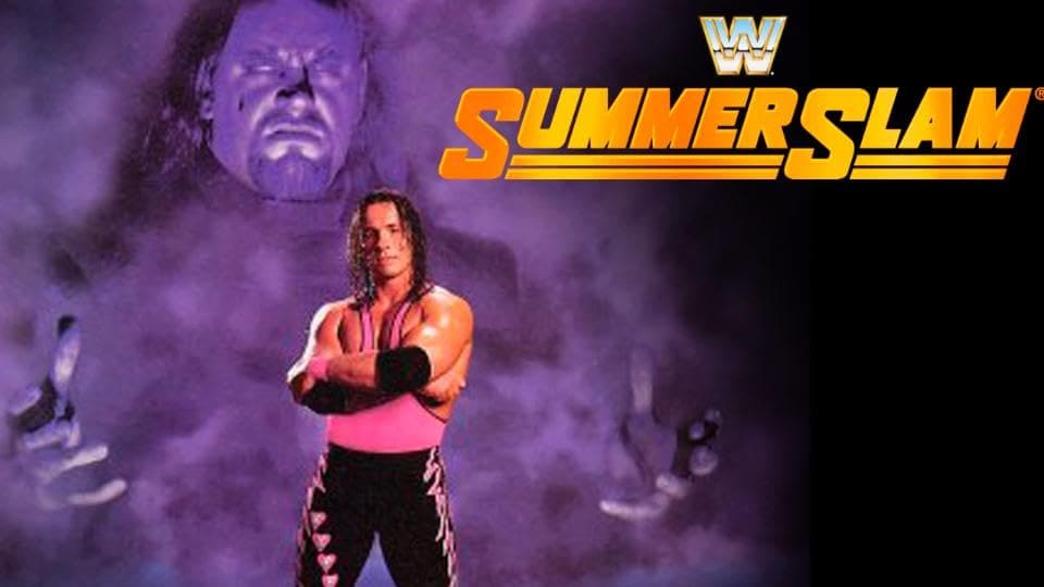 Mark Calaway (The Undertaker) and Bret Hart in Summerslam (1997) Mark Calaway (The Undertaker) and Bret Hart in Summerslam (1997)