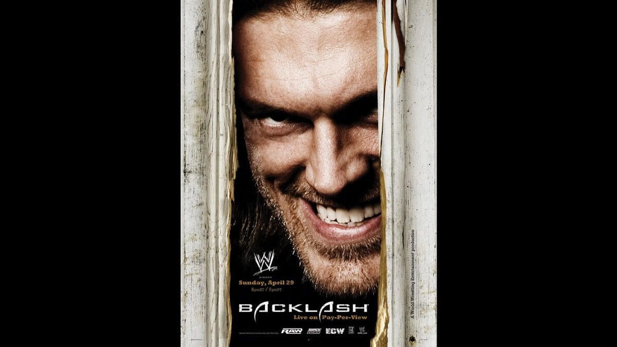Backlash 2007 Edge in Backlash 2007 WWE PPV Poster