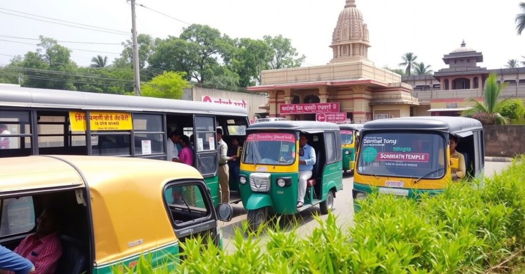 How to Reach Somnath Temple